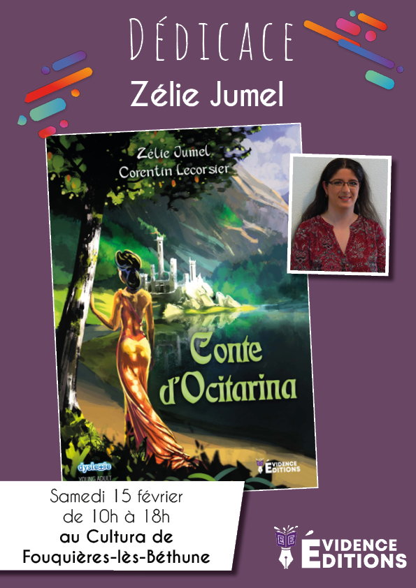 Dédicace - Zélie Jumel Cultura Fouquières les béthunes
